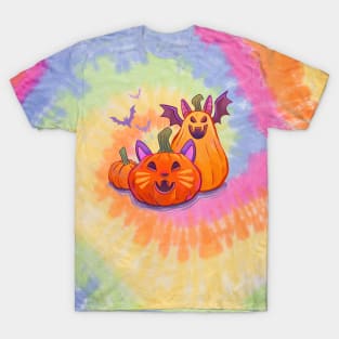 Cat & Bat Pumpkins T-Shirt